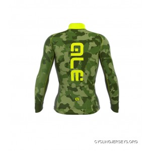 ALE Camo Yellow Long Sleeve Jersey Online