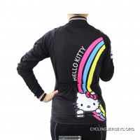 Hello Kitty Rainbow Women's Long Sleeve Cycling Jersey Super Deals