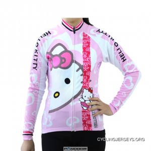 Hello Kitty Women's Long Sleeve Cycling Jersey New Style