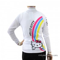 Hello Kitty Rainbow Women's Long Sleeve Cycling Jersey Lastest