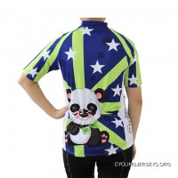 Cute Alert Panda Women's Short Sleeve Cycling Jersey Online