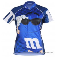 M&M's Candy Cycling Jersey Women's Blue Short Sleeve Brainstorm Gear M&Ms With Socks (Free USA Shipping) Online