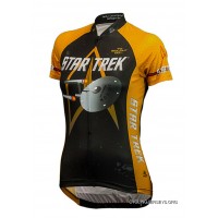 Star Trek USS Enterprise Womens Cycling Jersey By Brainstorm Gear Men's Short Sleeve Lastest