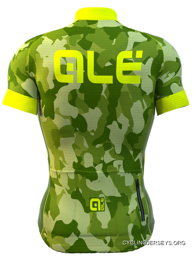 ALE PRR CAMO Yellow Fluo Jersey Authentic