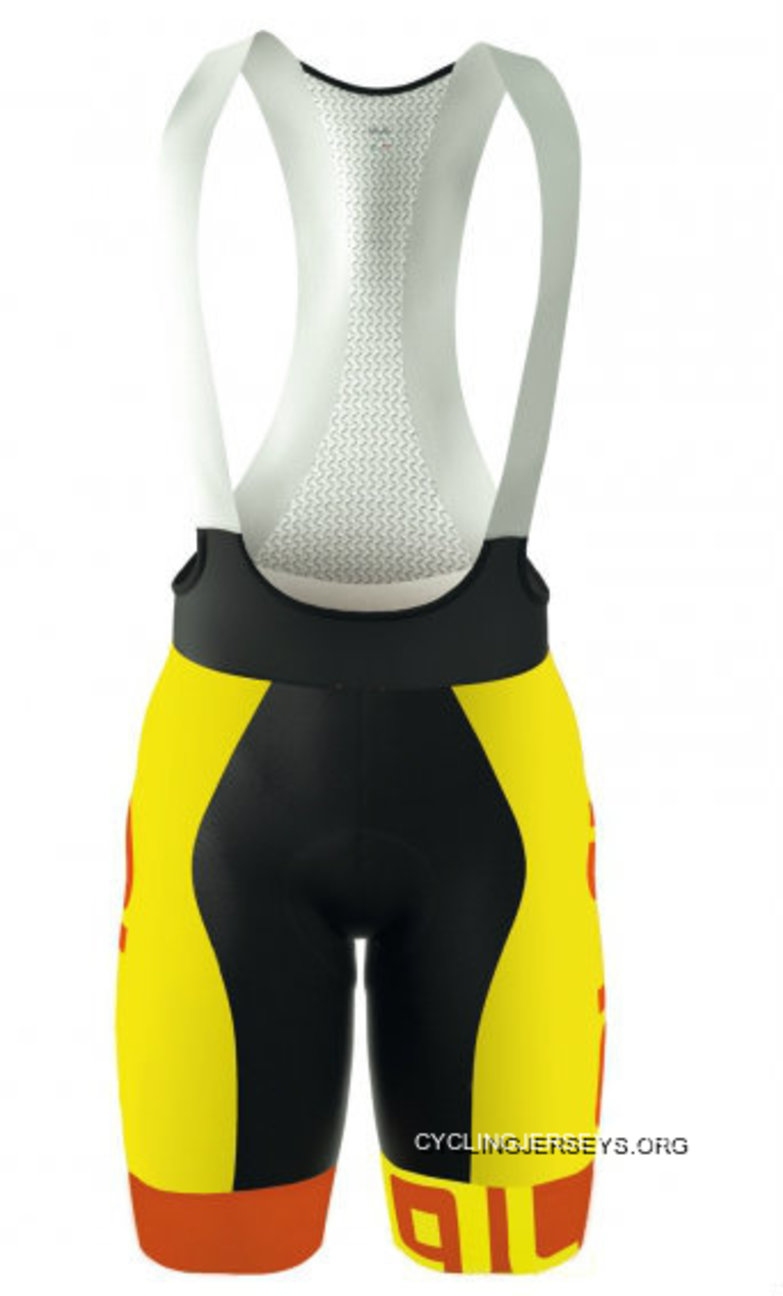 ALE PRR Arcobaleno Yellow Fluo Bib Shorts Super Deals
