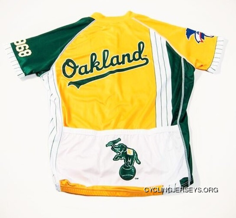 Oakland A's Men's Cycling Jersey Quick-Drying Top Deals