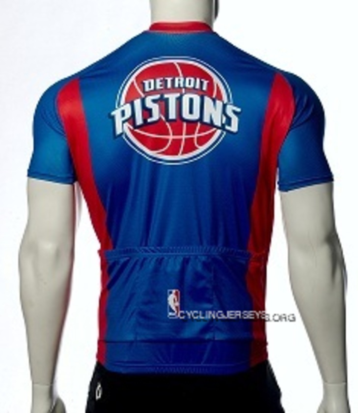 Detroit Pistons Cycling Jersey Quick-Drying New Style