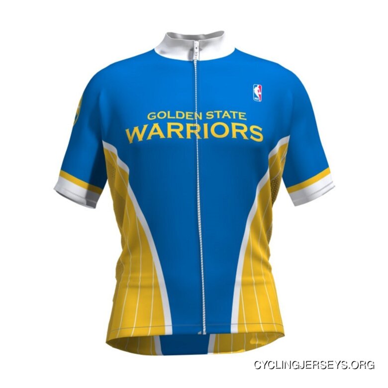NBA Golden State Warriors Men's Short Sleeve Wind Star Cycling Jersey Quick-Drying New Release