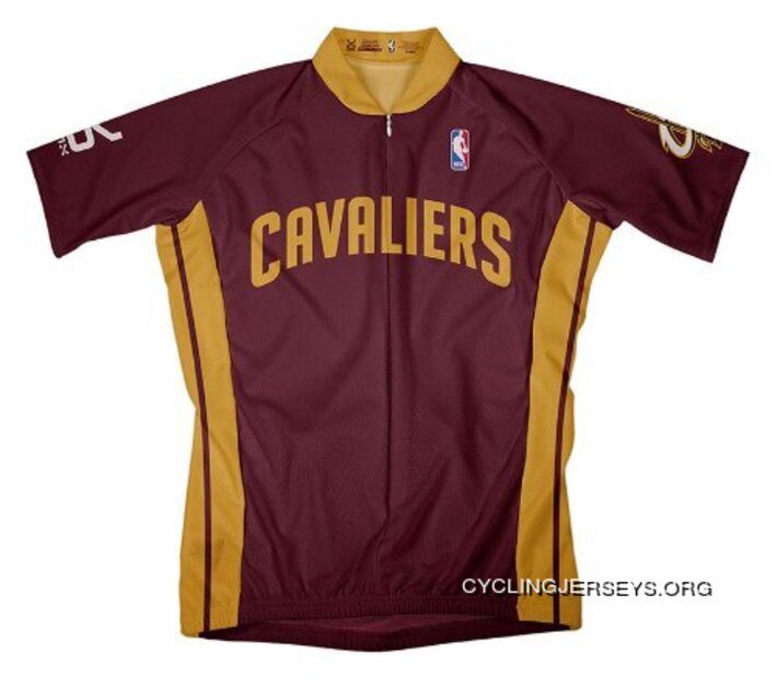 NBA Cleveland Cavaliers Men's Short Sleeve Away Cycling Jersey Quick-Drying Super Deals