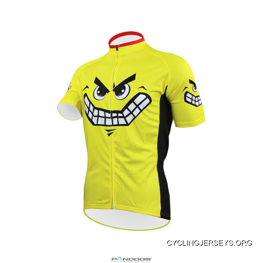 Smile Men’s Short Sleeve Cycling Jersey Free Shipping