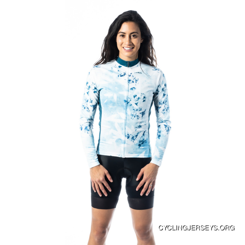Floral Stamp Women's Long Sleeve Sport Cut Jersey Quick-Drying Latest