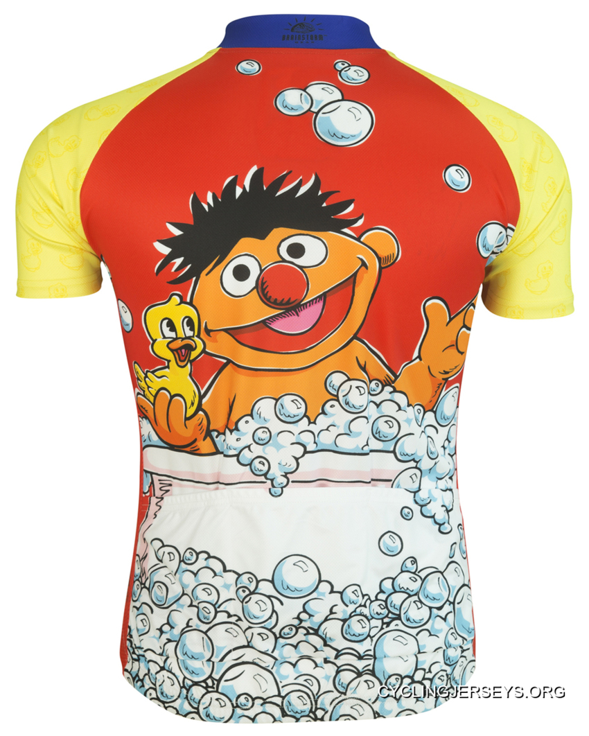 Bert And Ernie Sesame Street Muppets Cycling Jersey Men's Brainstorm Gear New Release