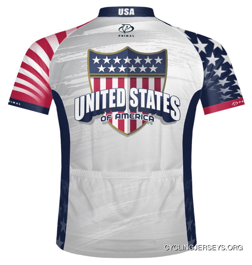 Primal Wear United States USA Cycling Jersey Men's Short Sleeve Best