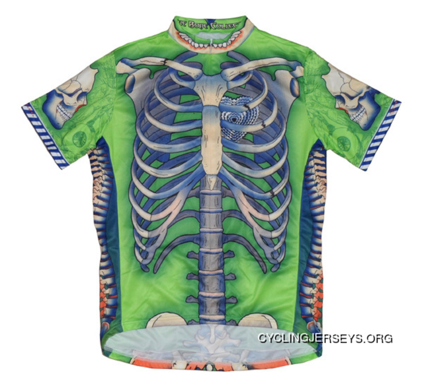 SALE $44.95 Primal Wear Bone Collector Skeleton Cycling Jersey Men's Short Sleeve Lastest