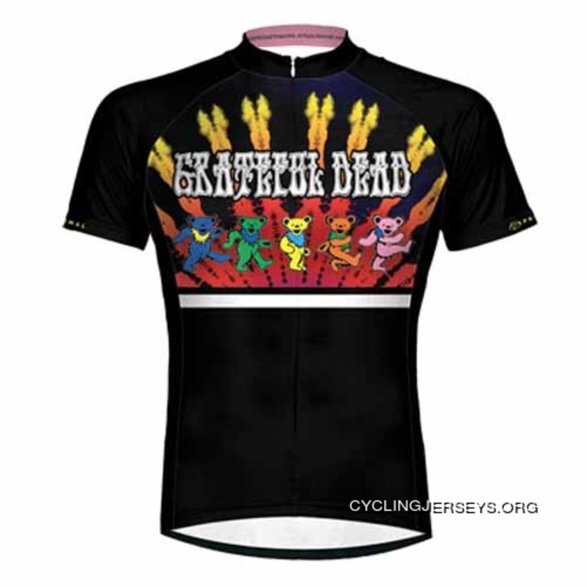 Primal Wear Grateful Dead Dancing Bears Cycling Jersey Men's Short Sleeve Online