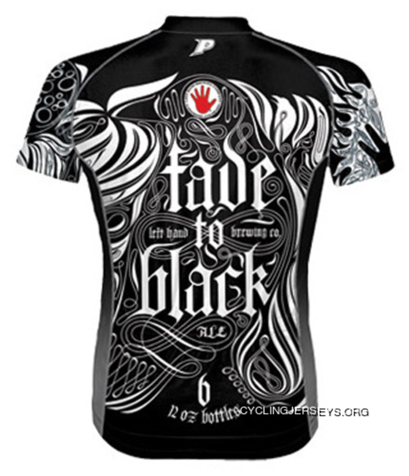 SALE $59.95 Left Hand Brewing Fade To Black Beer Cycling Jersey By Primal Wear Super Deals