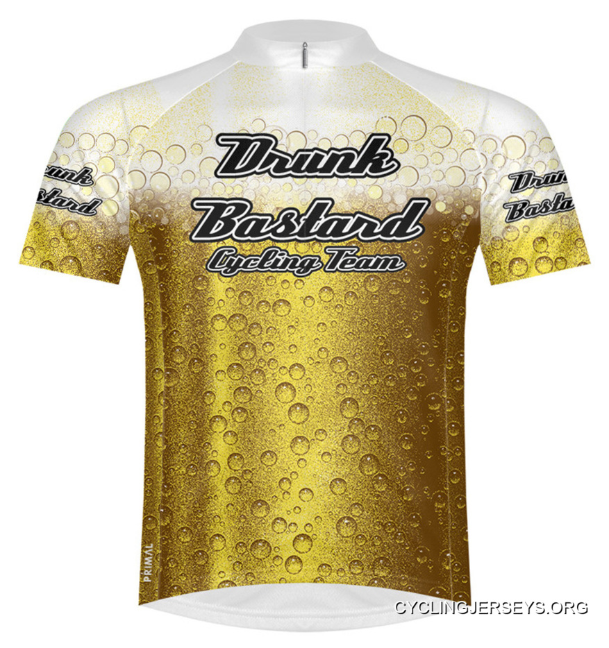 Primal Wear Drunk Bastard Beer Cycling Jersey Men's Short Sleeve Cheap To Buy