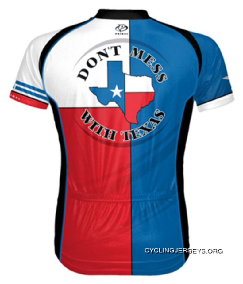 Primal Wear Texas Flag Cycling Jersey Men's Short Sleeve Online