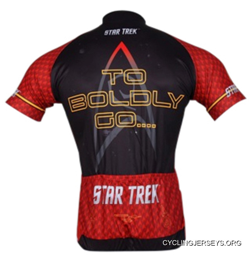 Star Trek Cycling Jersey Engineering Red By Brainstorm Gear Men's With Socks (Free USA Shipping) Discount
