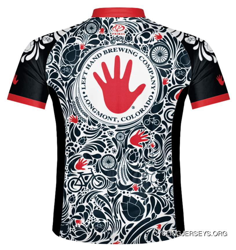 SALE $44.95 Primal Wear Left Hand Brewing Company Beer Cycling Jersey Men's Short Sleeve Lastest