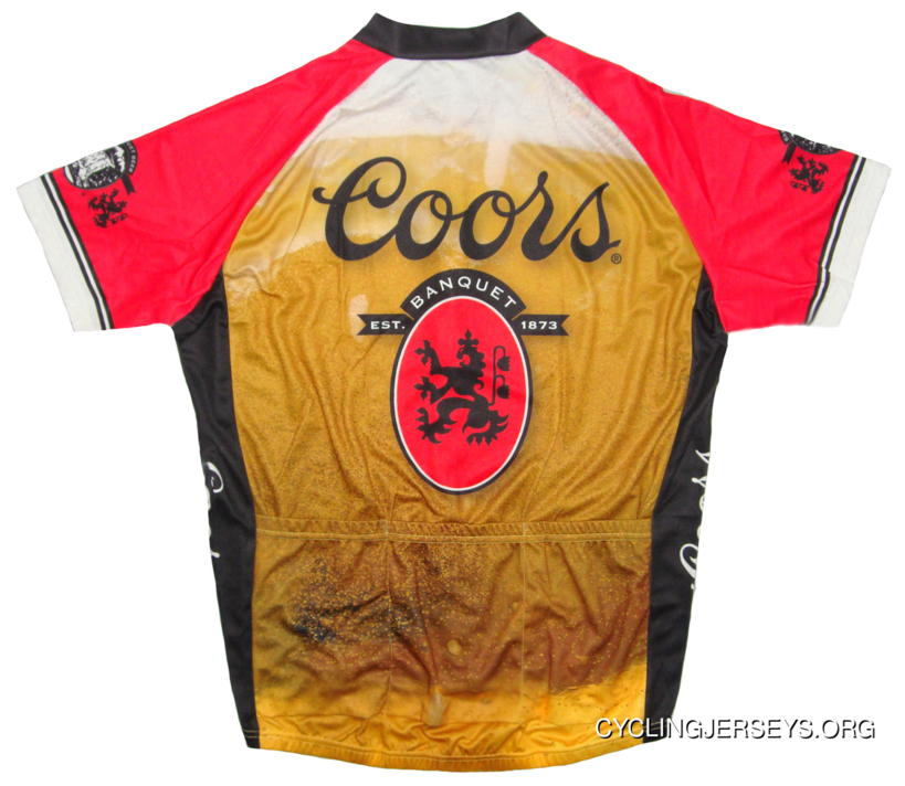 SALE Primal Wear Coors Original Beer Cycling Jersey Men's Short Sleeve The Silver Bullet Free Shipping