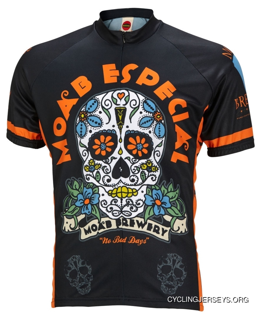 Moab Brewery Especial Beer Cycling Jersey World Jerseys Men's Free Shipping