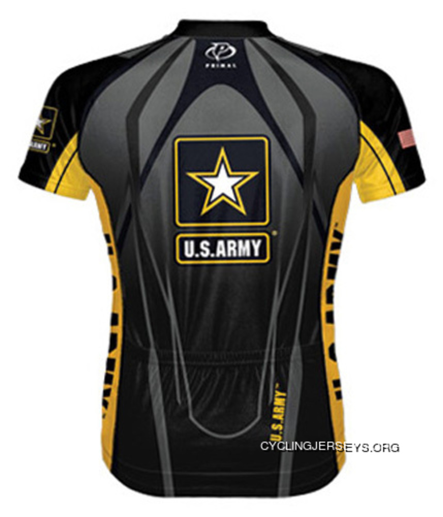 U.S. Army Midnight Eleven Cycling Jersey Men's By Primal Wear For Sale