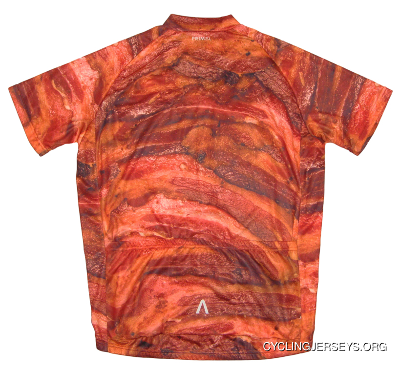 SALE $39.95 Primal Wear Bacon Cycling Jersey Men's Short Sleeve New Release