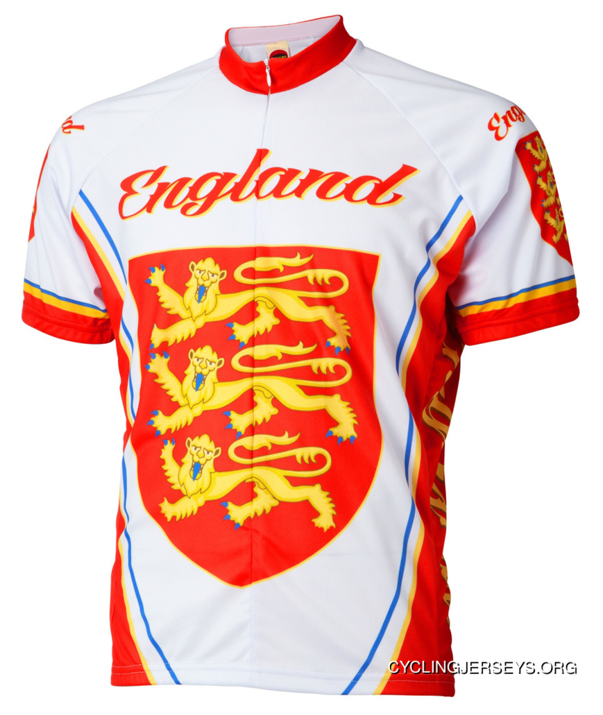 SALE World Jerseys England Cycling Jersey Men's Short Sleeve UK United Kingdom Britain Super Deals