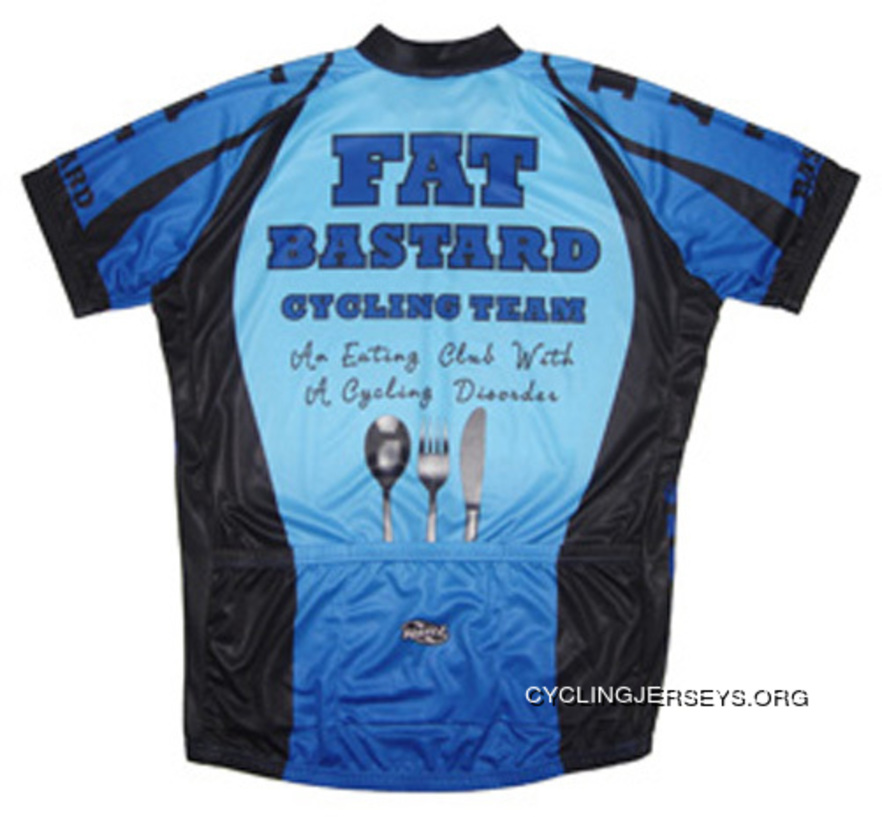 Fat Bastard Cycling Team Jersey Men's Short Sleeve Best