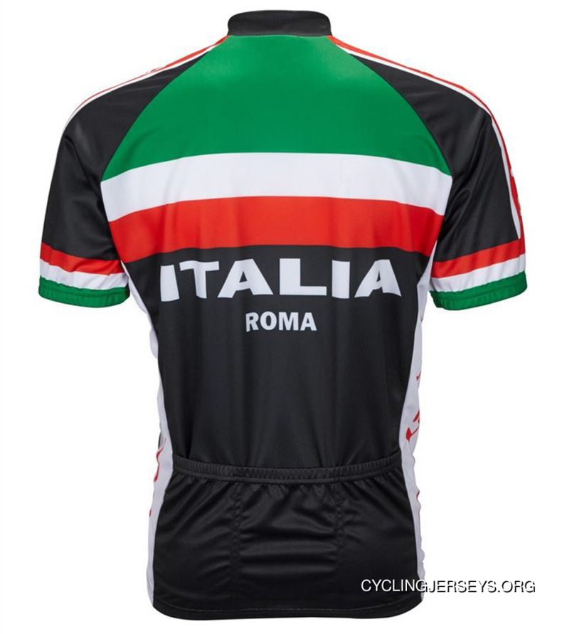 Italy Italia Roma Cycling Jersey By World Jerseys Men's Short Sleeve Top Deals