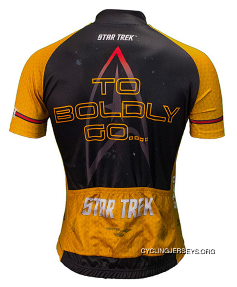 Star Trek Command USS Enterprise Cycling Jersey By Brainstorm Gear Men's Short Sleeve Online