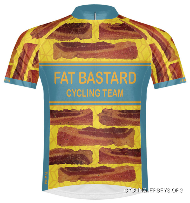 Primal Wear Fat Bastard Bacon Cycling Jersey Men's Short Sleeve Coupon Code