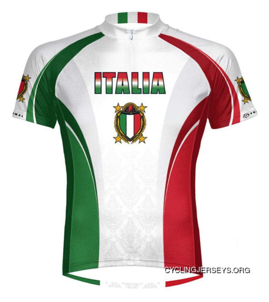 Primal Wear Italy Italia Cycling Jersey Men's Short Sleeve New Style