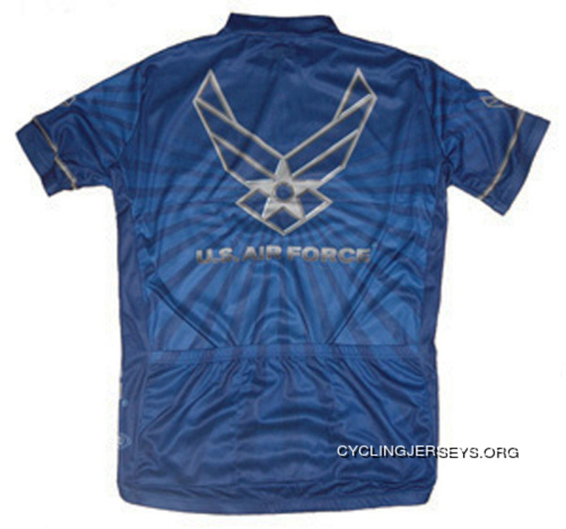 Primal Wear U.S. Air Force Cycling Jersey USAF Men's Short Sleeve Best