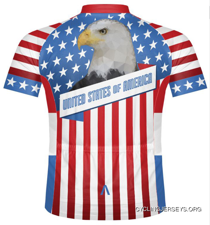 Primal Wear United States USA U.S. Flag Stars And Stripes Cycling Jersey Men's Short Sleeve Coupon Code