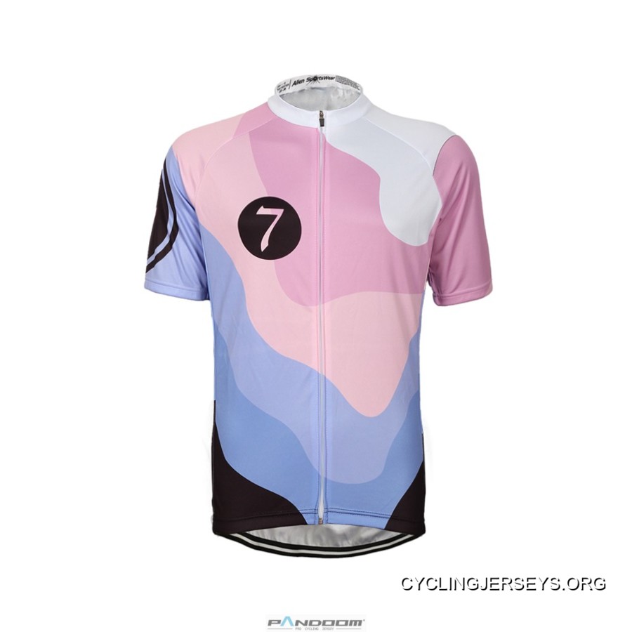 Lucky 7 Men’s Short Sleeve Cycling Jersey Free Shipping