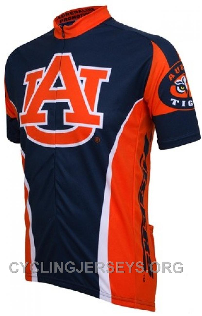 Auburn University Tigers Cycling Short Sleeve Jersey Free Shipping