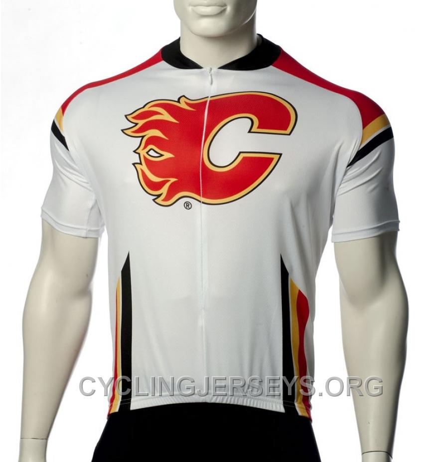 Calgary Flames Cycling Clothing Short Sleeve Lastest