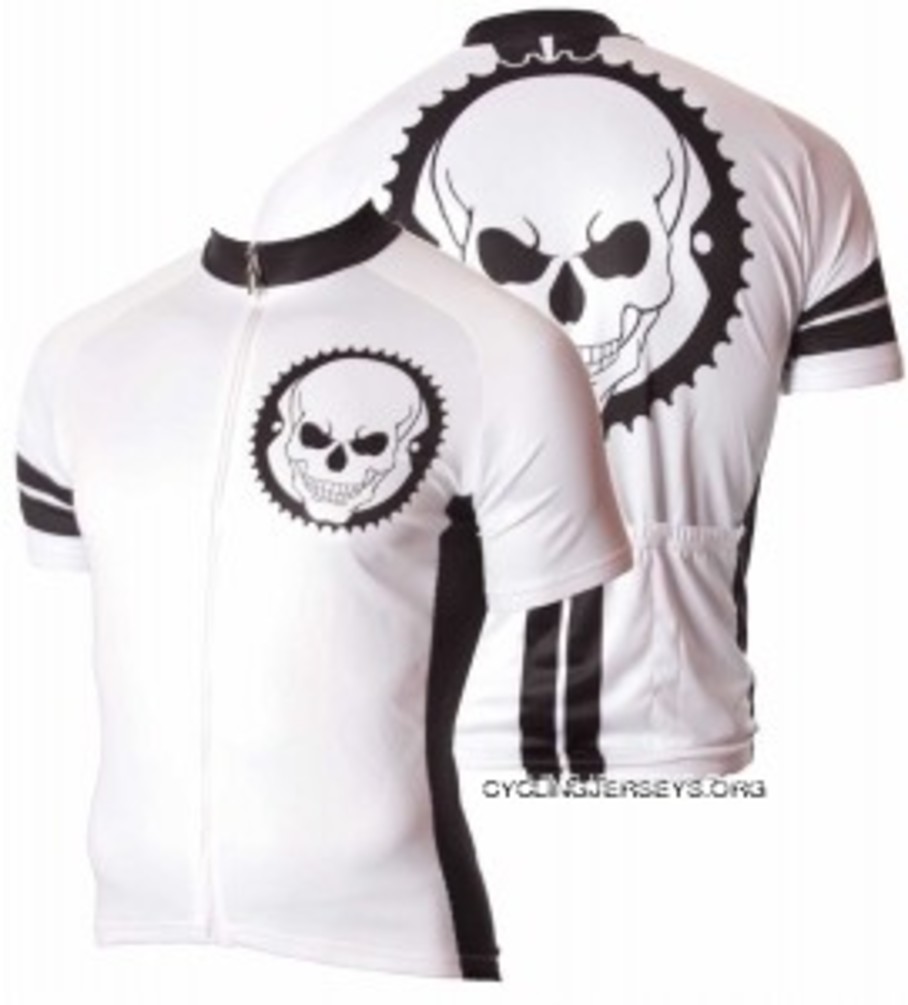 Gear Head Skull Cycling Short Sleeve Jersey Free Shipping