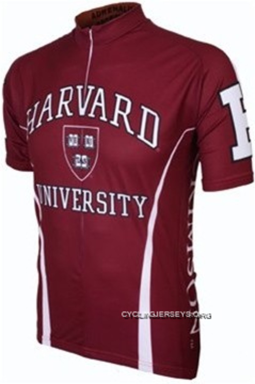 Harvard University Crimson Cycling Short Sleeve Jersey Authentic
