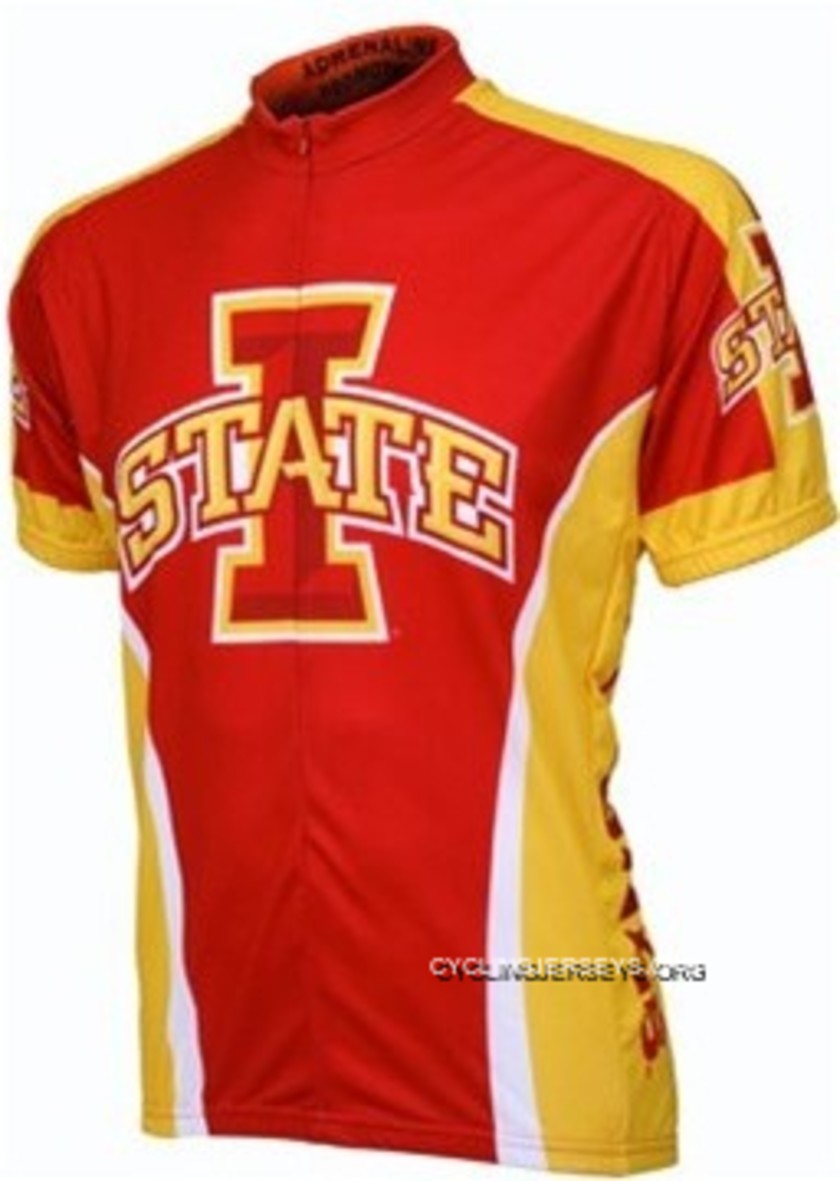 Iowa State University Cyclones Cycling Short Sleeve Jersey Discount