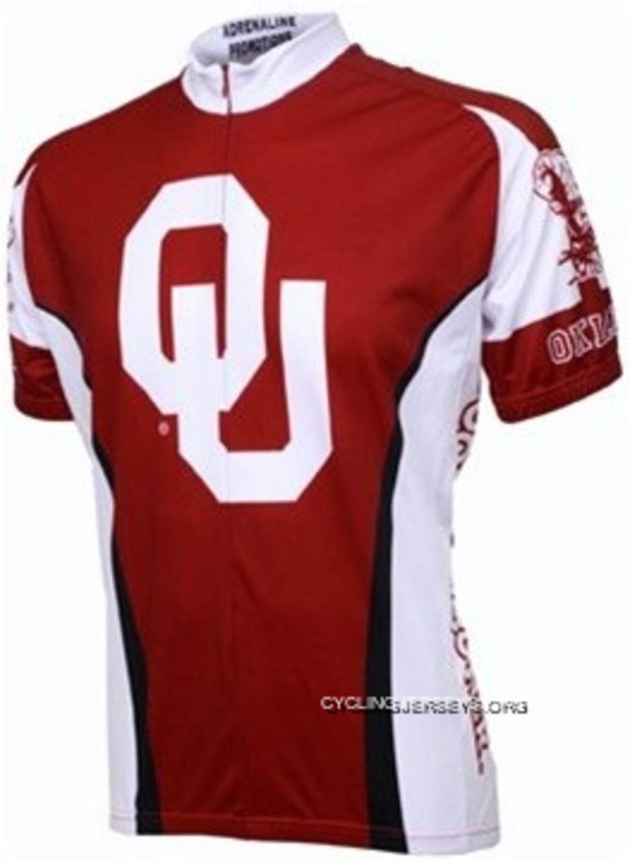 Oklahoma University Cycling Short Sleeve Jersey Lastest