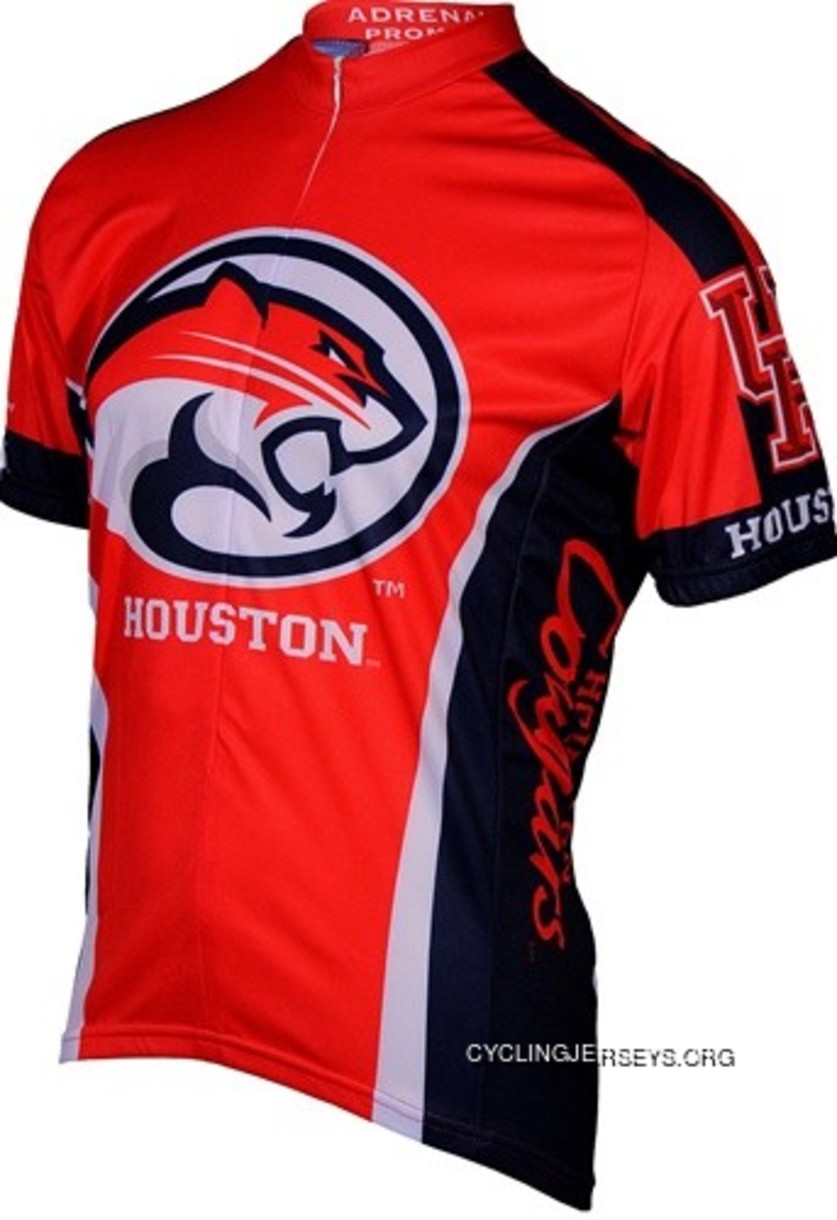 University Of Houston Cougars Cycling Short Sleeve Jersey New Style
