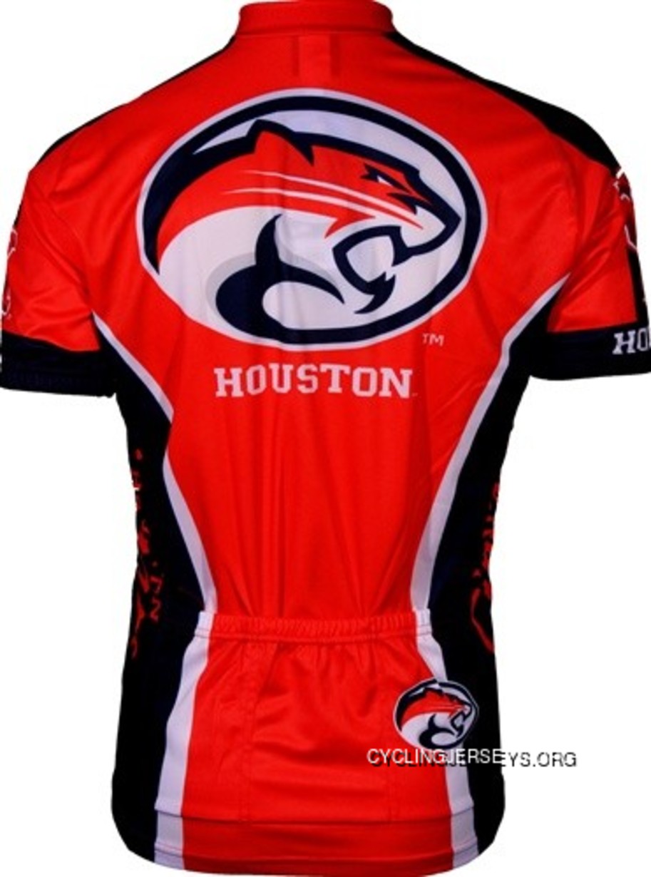 University Of Houston Cougars Cycling Short Sleeve Jersey New Style