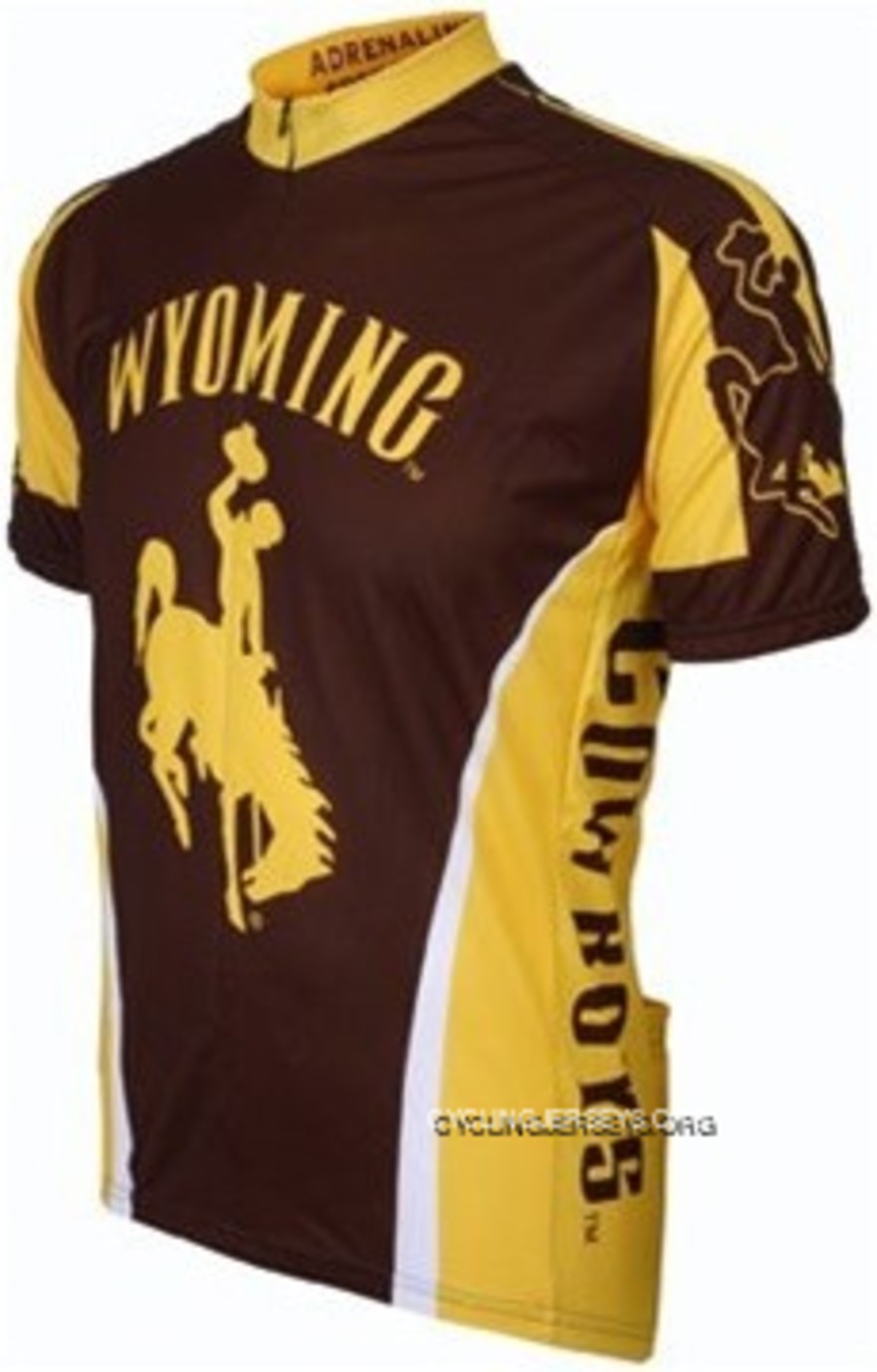 University Of Wyoming Cowboys Short Sleeve Road Cycling Jersey Best