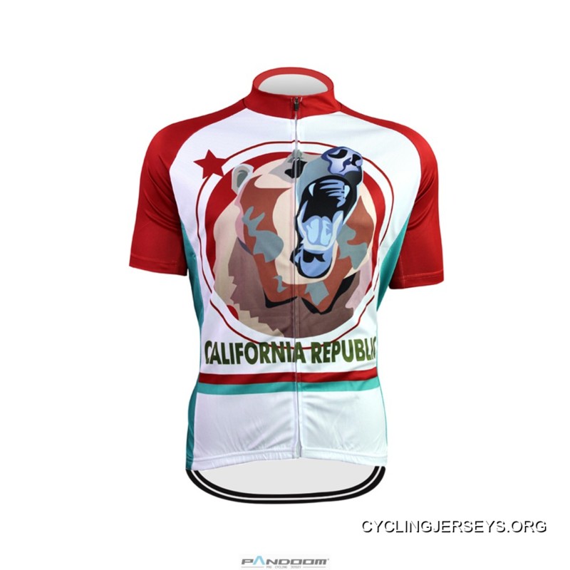 California Bear Men’s Short Sleeve Cycling Jersey Discount