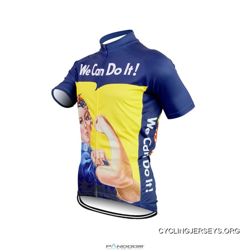 We Can Do It Men’s Short Sleeve Cycling Jersey New Style