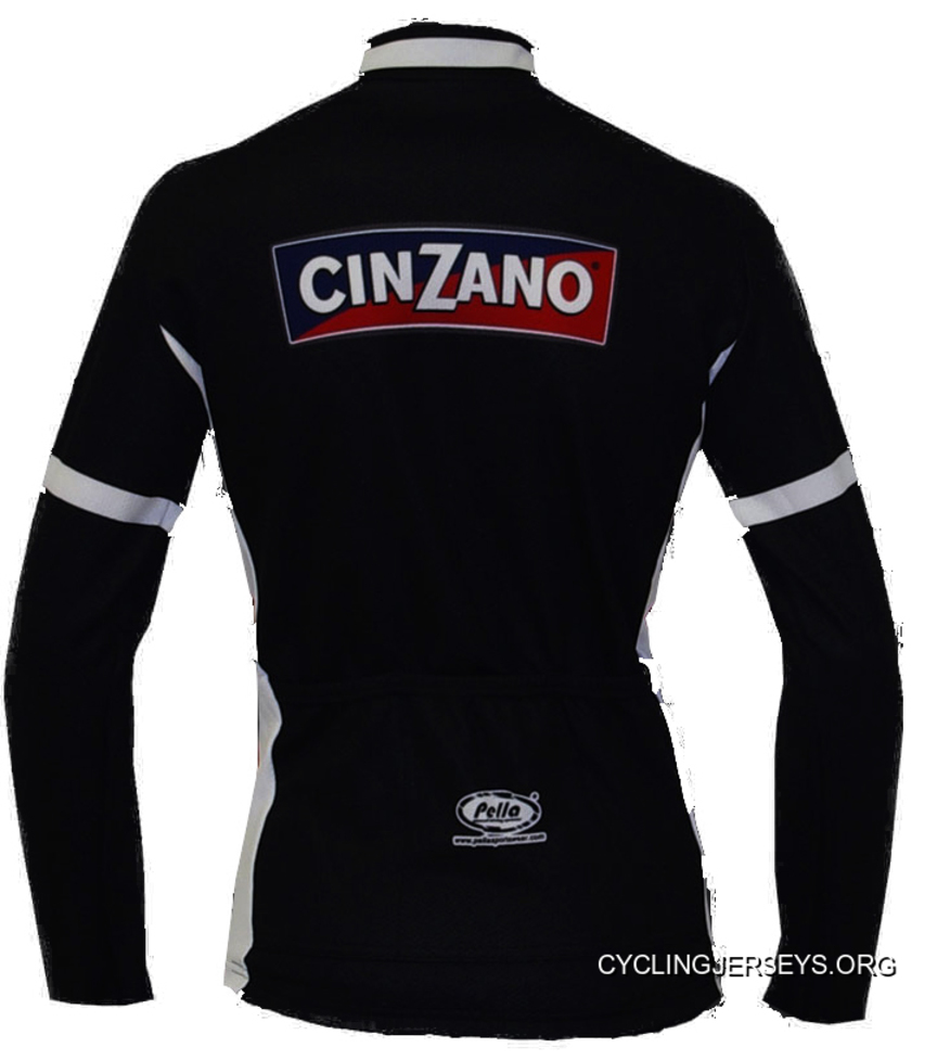 Cinzano Black Long Sleeve Jersey Top Deals