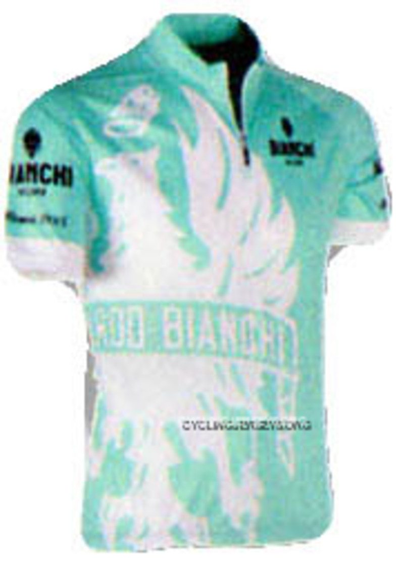 Bianchi Milano Cinca Green White Jersey Discount